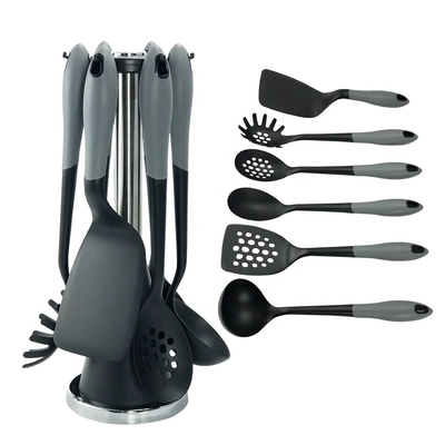 Ensemble d'outils de cuisine avec logo d'impression en soie et matériau en nylon durable