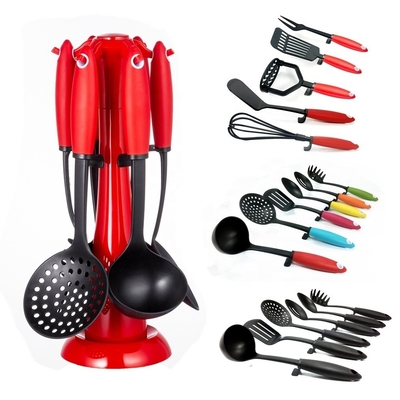 Appareils de cuisine ensemble Cuillères à soupe en nylon résistant à la chaleur Turner Skimmer Pasta Server