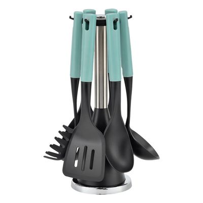 Utilisateurs de cuisine 7 pièces Utilisateurs de cuisine avec poignées de couleur Durable et résistant à la chaleur