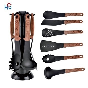 7 PCS Creative Kitchenware Set Outils de cuisine Accessoires de cuisine avec logo d'impression en soie