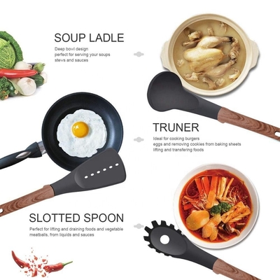 2023 Gadget outils de cuisine résistants à la chaleur pour ustensiles de cuisine en plastique ensemble et accessoires