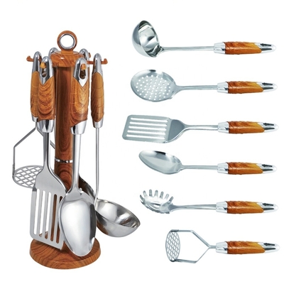 FOB PORT Ningbo Ensemble de cuisine durable Accessoires de cuisine avec outils en acier inoxydable