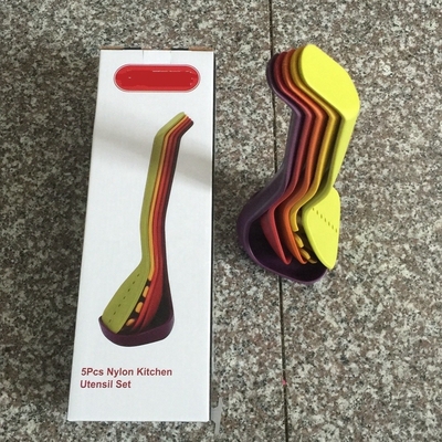 Ensemble d'outils de cuisine compact de 5 pièces pour cuisiner sans tracas