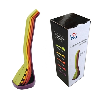 Ensemble d'outils de cuisine compact de 5 pièces pour cuisiner sans tracas