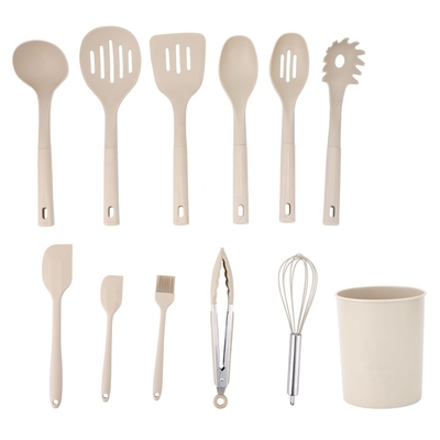 12 pièces de ustensiles de cuisine Cuisine Utilisations de cuisine Ensemble avec poignées en bois et ISO9001 approuvé