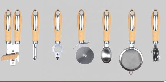 Ensemble de gadgets de cuisine en bois Accessoires de cuisine pour la maison
