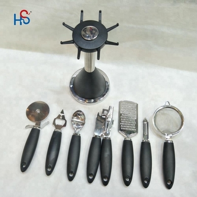 Ensemble de gadgets de cuisine en acier inoxydable pour outils de cuisine durables et poignée TPR