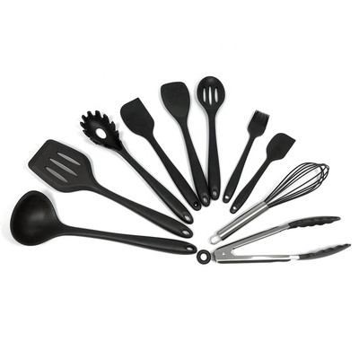 Ensemble de cuisine en silicone non collant Ensemble d'ustensiles de cuisine colorés pour cuisine certifiée ISO9001