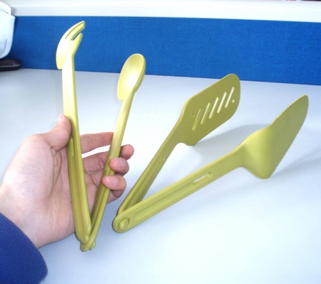 Tête d'outil en nylon surélevé Petit auxiliaire de cuisine pour la cuisine multifonctionnelle Orange