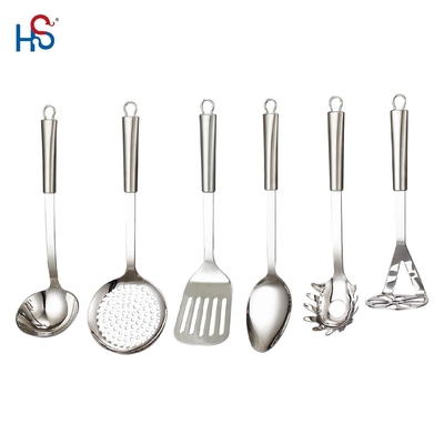 Ensemble d'ustensiles de cuisine en acier inoxydable en 7 pièces pour les spécifications ODM ou OEM