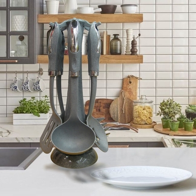 Ensemble de cuisson en acier inoxydable avec cuillère à soupe à fente pour ustensiles de cuisine