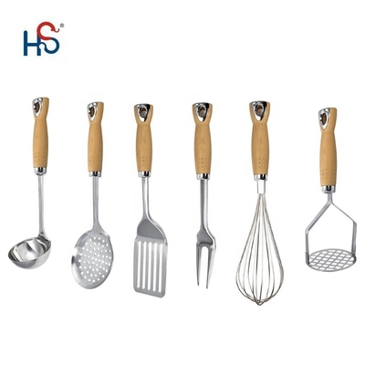 1.0mm/1.5mm/2.5mm Épaisseur Ensemble de ustensiles de cuisine en acier inoxydable pour maison et cuisine