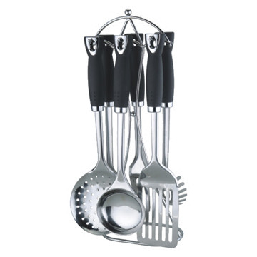 1.0mm/1.5mm/2.5mm Épaisseur Ensemble de ustensiles de cuisine en acier inoxydable pour maison et cuisine