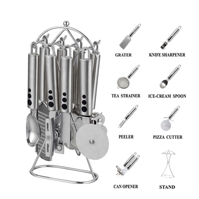 Les outils de cuisine intelligents certifiés ISO9001/LFGB peuvent ouvrir/presser l'ail avec une barre multifonctionnelle