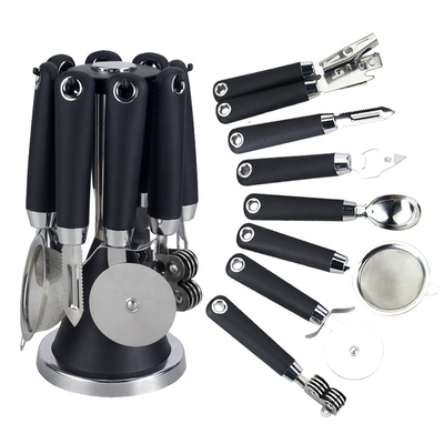 Ensemble de cuisine à domicile certifié ISO9001/LFGB ouvre-bouteilles en acier inoxydable et outils de cuisine
