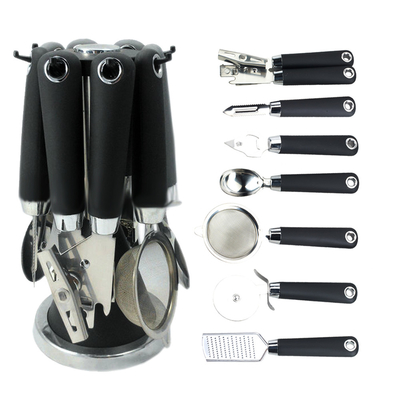 Ensemble de cuisine à domicile certifié ISO9001/LFGB ouvre-bouteilles en acier inoxydable et outils de cuisine