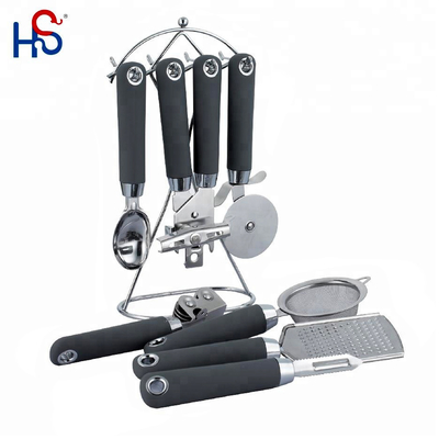 Ensemble de cuisine à domicile certifié ISO9001/LFGB ouvre-bouteilles en acier inoxydable et outils de cuisine