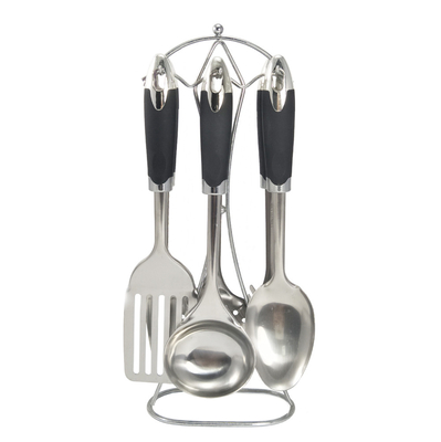 Outils de cuisine en acier inoxydable ensemble d' accessoires de cuisine modernes service personnalisé accepté