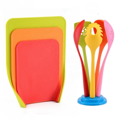 Planche à découper en plastique de cuisine flexible 3PCS écologique pour couper les légumes 2021