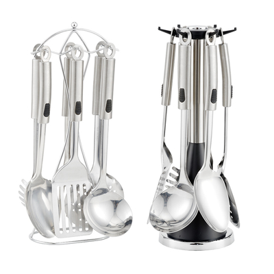 Exemples d'accessoires de cuisine en acier inoxydable outils de sélection d'impression en soie ou logo gravé