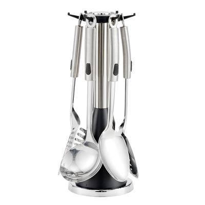Exemples d'accessoires de cuisine en acier inoxydable outils de sélection d'impression en soie ou logo gravé