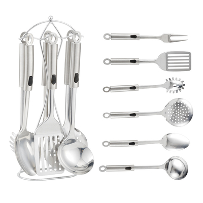 Exemples d'accessoires de cuisine en acier inoxydable outils de sélection d'impression en soie ou logo gravé