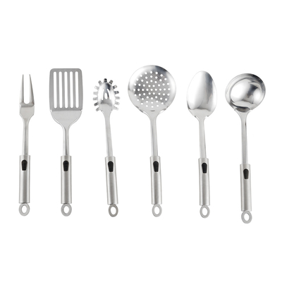 Exemples d'accessoires de cuisine en acier inoxydable outils de sélection d'impression en soie ou logo gravé
