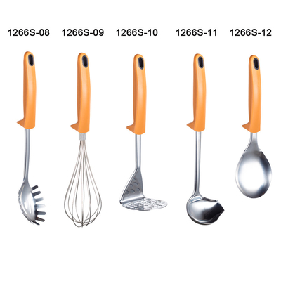 Acceptable OEM/ODM Ensemble de ustensiles de cuisine en acier inoxydable avec ciseaux et ustensiles