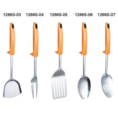 Acceptable OEM/ODM Ensemble de ustensiles de cuisine en acier inoxydable avec ciseaux et ustensiles