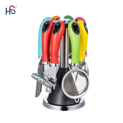 Ensemble d'accessoires de cuisine certifiés ISO9001 Vaisselle de cuisine et ustensiles de cuisine en acier inoxydable