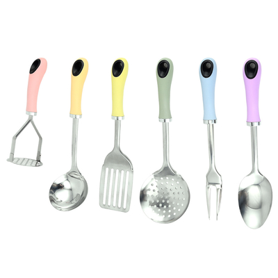 Ensemble d'outils de cuisine nordiques à la maison avec couleur macaron et accessoires de cuisine en TPR