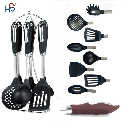 Soutenir les ustensiles de cuisine durables Ensemble de poignées en bois Outils de cuisine et gadgets 2022
