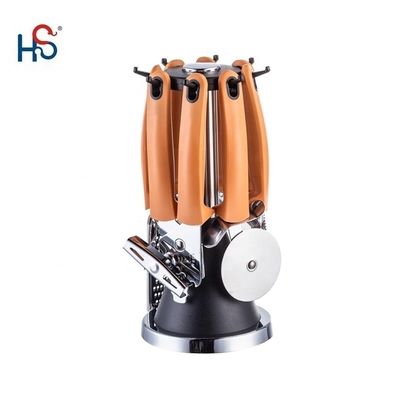 Accueil Cuisine TPR poignée d'outil en acier inoxydable ensemble avec support et autres outils de cuisine