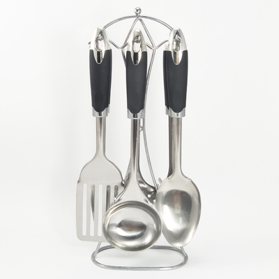 Ensemble d'outils en acier inoxydable à poignée ABS durable pour les accessoires de cuisine