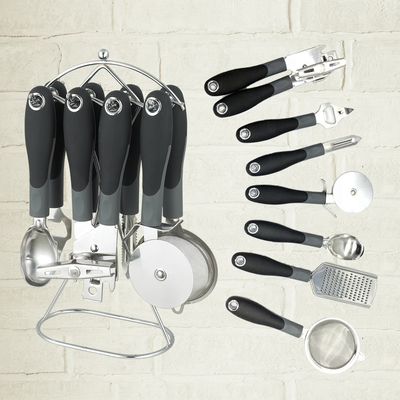 Ensemble de 8 pièces d'outils de cuisine en acier inoxydable