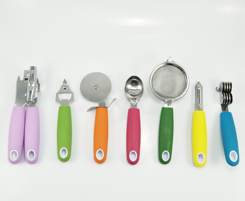 Essentiels de cuisine ouvre-boîtes éplucheur fileteur glace cuillère coupe-pizza écologique