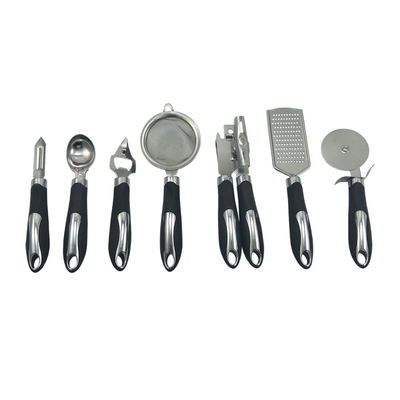 Ensemble de gadgets de cuisine de couleur marbre pour les outils de cuisine de qualité alimentaire