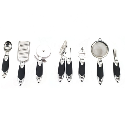 Accessoires de cuisine écologiques en plastique durable en 7 pièces pour une cuisson fonctionnelle