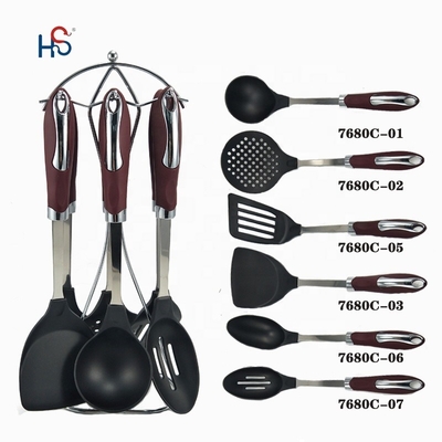 Support d'échantillon maison durable ensemble de mode d'appareils de cuisine en nylon outils de cuisine