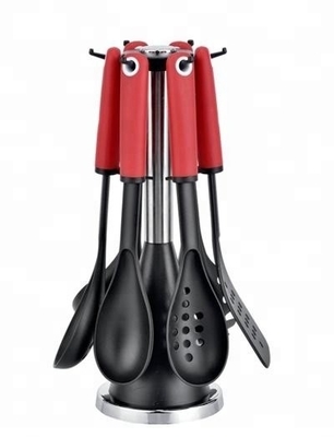 PA66 Ensemble d'outils de cuisson en plastique multifonctionnel de 6 pièces pour la cuisson et la cuisson