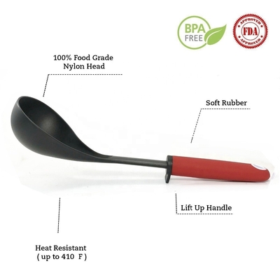 PA66 Ensemble d'outils de cuisson en plastique multifonctionnel de 6 pièces pour la cuisson et la cuisson