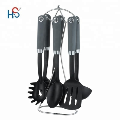 7 pièces ensemble d'outils de cuisine en nylon outils de cuisine chinois avec couleur personnalisée