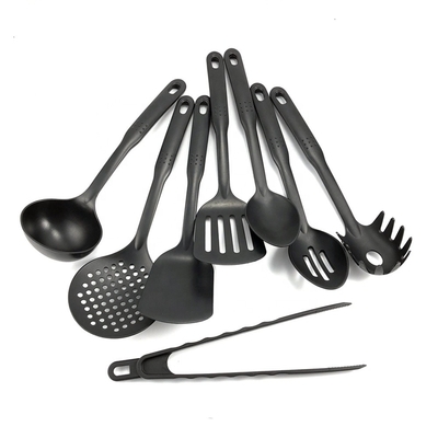 Ensemble d'outils de cuisine en nylon pour la production de cuillères à salade et d'outils de table de cuisine verts