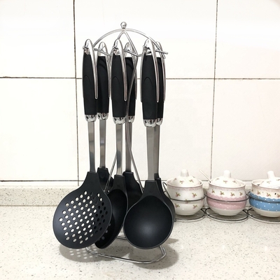 7 pièces d'outils de cuisine en nylon solides et durables pour une cuisine écologique