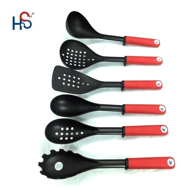 Ensemble de ustensiles de cuisine en nylon imprimé en soie parfait pour les outils de cuisine et les accessoires de cuisine