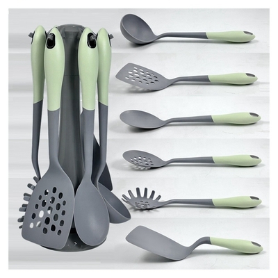 Meilleur ensemble d'ustensiles de cuisine 7PCS en nylon durable et en ustensiles de cuisine personnalisés