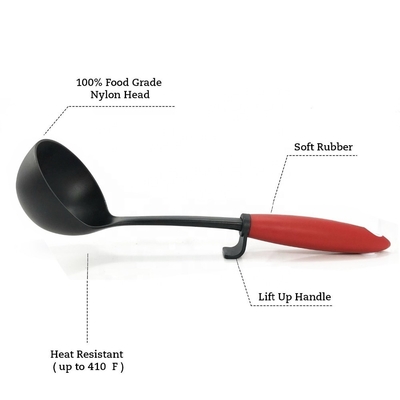Ensembles d'outils de cuisine en nylon pour la cuisine à la maison Cuillères Turner Skimmer Spatula Pasta Server