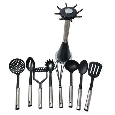 Outils et équipements de cuisine Outils de cuisine en nylon non adhésif Ensemble avec ustensiles