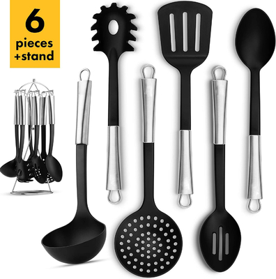 Ensembles d'outils de cuisine en nylon résistant à la chaleur