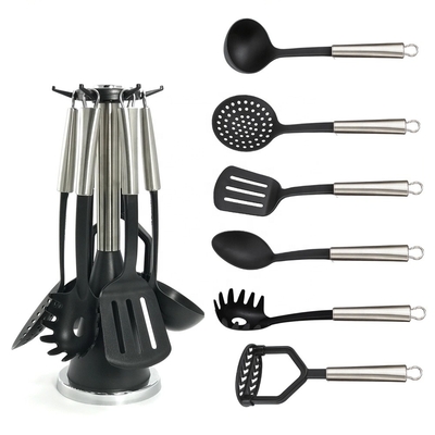 Ensembles d'outils de cuisine en nylon résistant à la chaleur